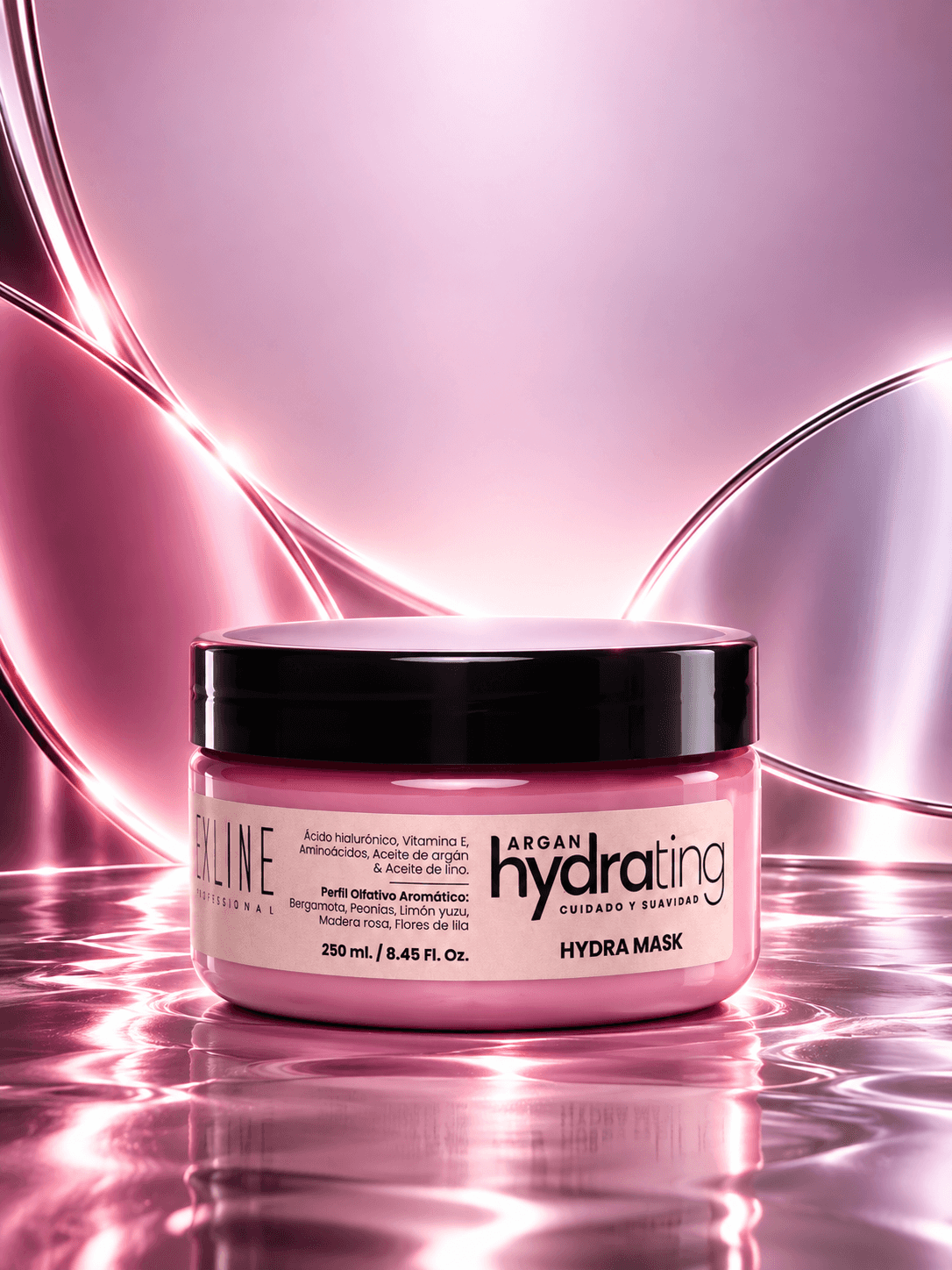 Hydra Mask de Exiline Professional, disponible en María y Sol.
