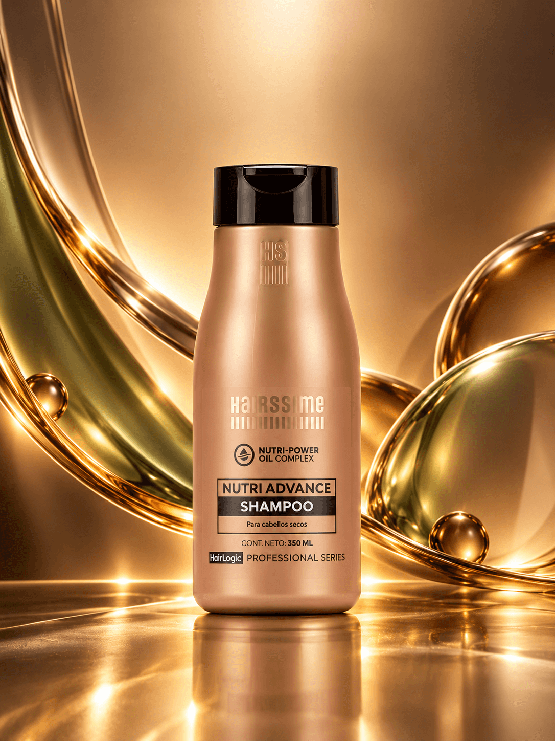Shampoo Nutri Advance de Hairssime / HairLogic, disponible en María y Sol.